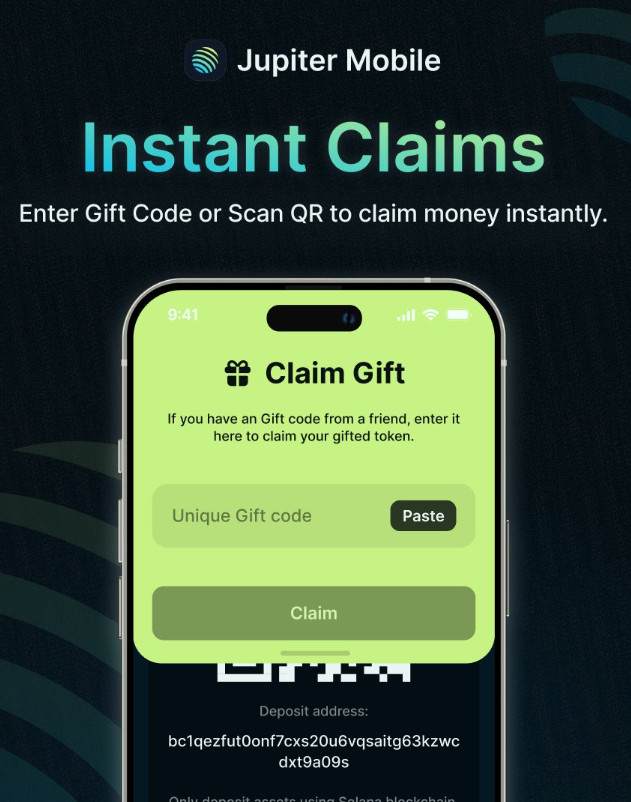 Universal Send Jup Mobile
