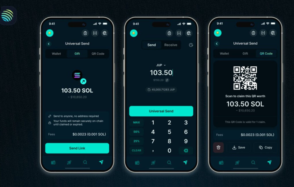 Universal Send Jupiter Mobile